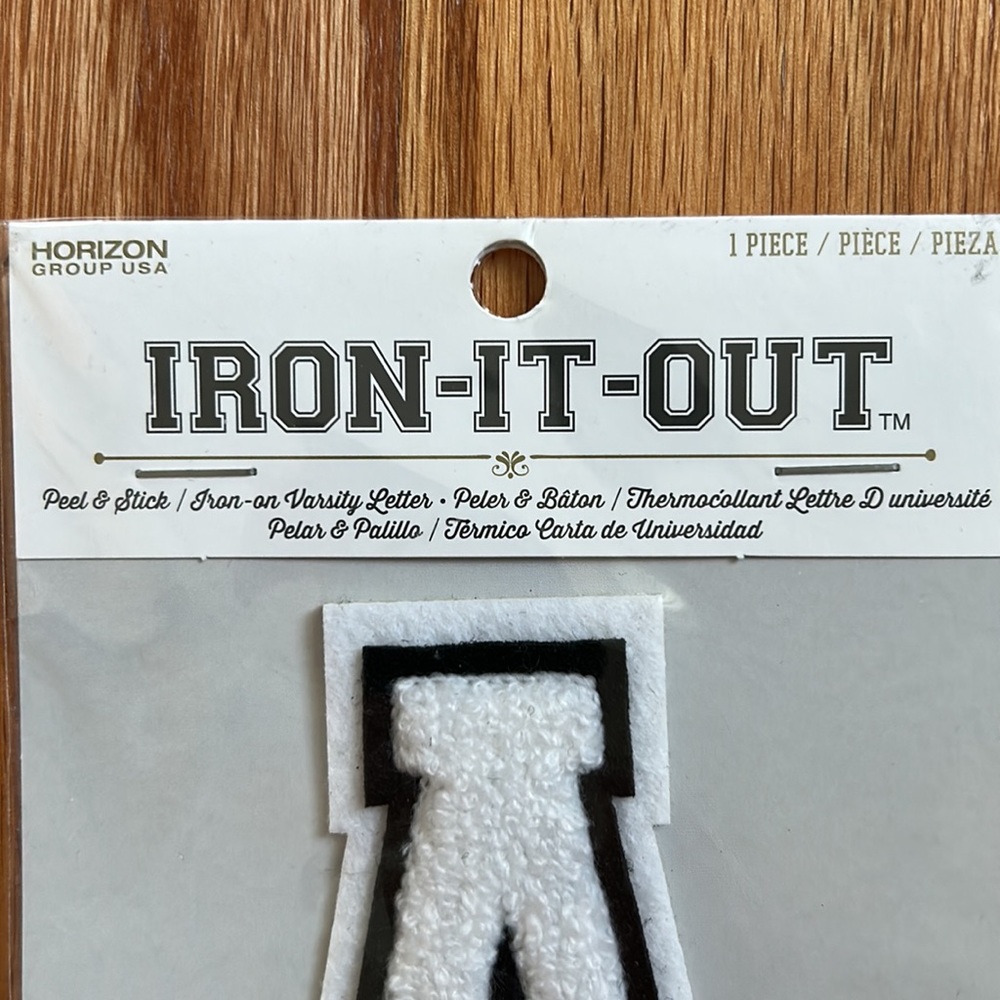 Iron-it-out | letter A - Picture 3 of 3